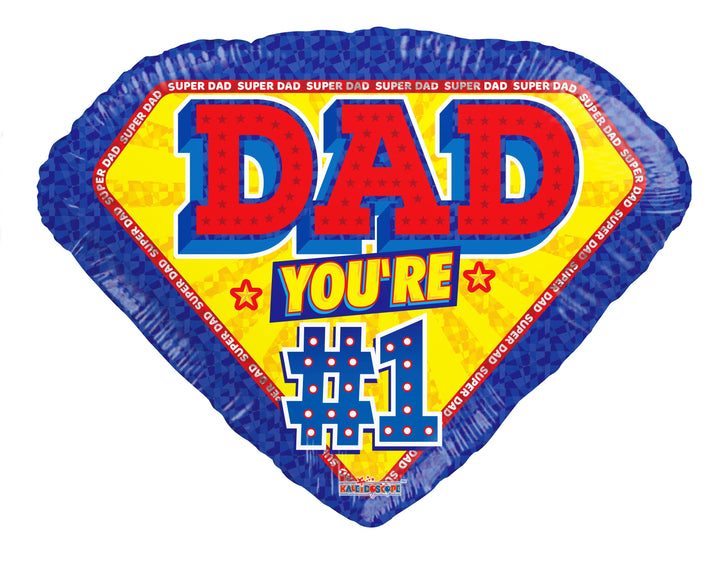 Фольгированные шары/ KALEIDOSCOPE/ Dad You Are #1 18"
